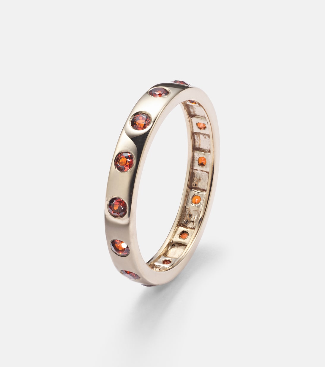 Bague en or 10 ct et grenat | Stone and Strand