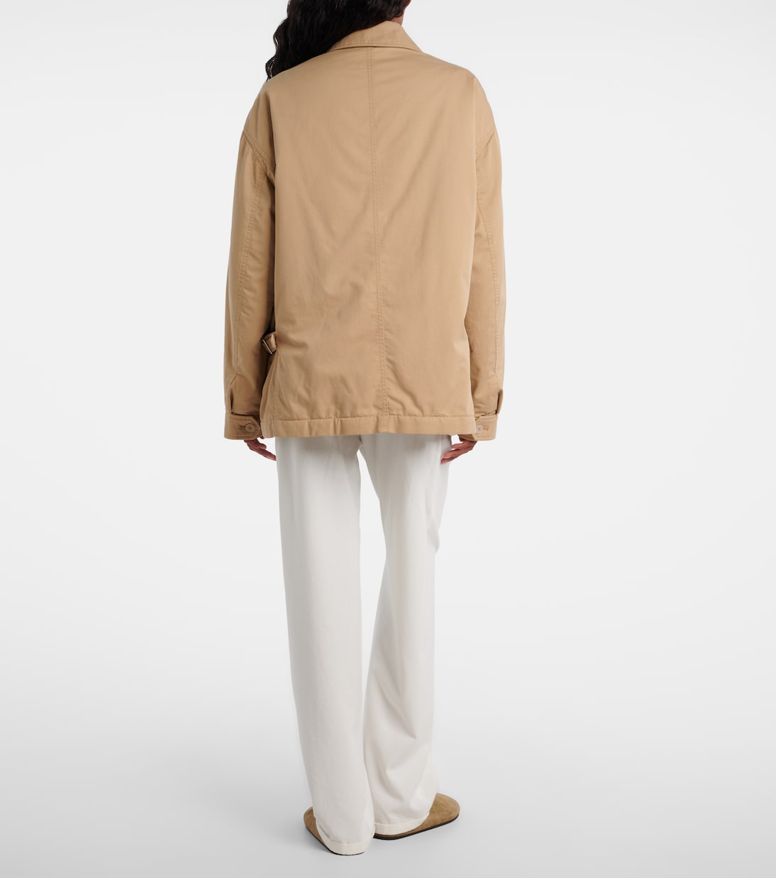 Aurelius cotton and cashmere jacket | The Row