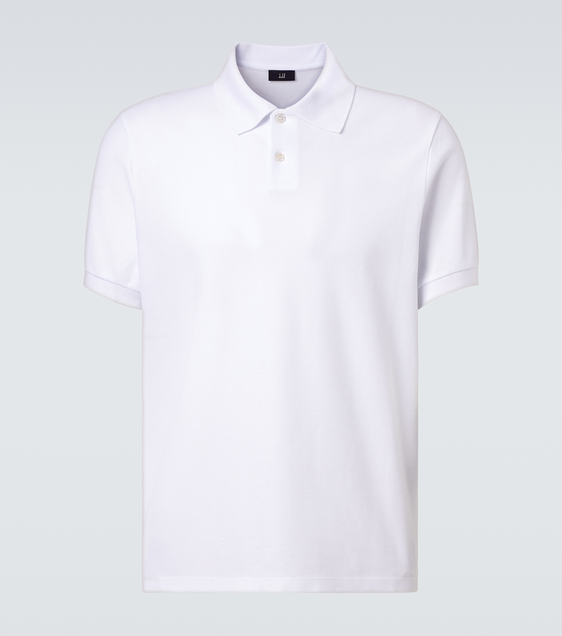 Besticktes Polohemd aus Baumwoll-Piqué | Dunhill