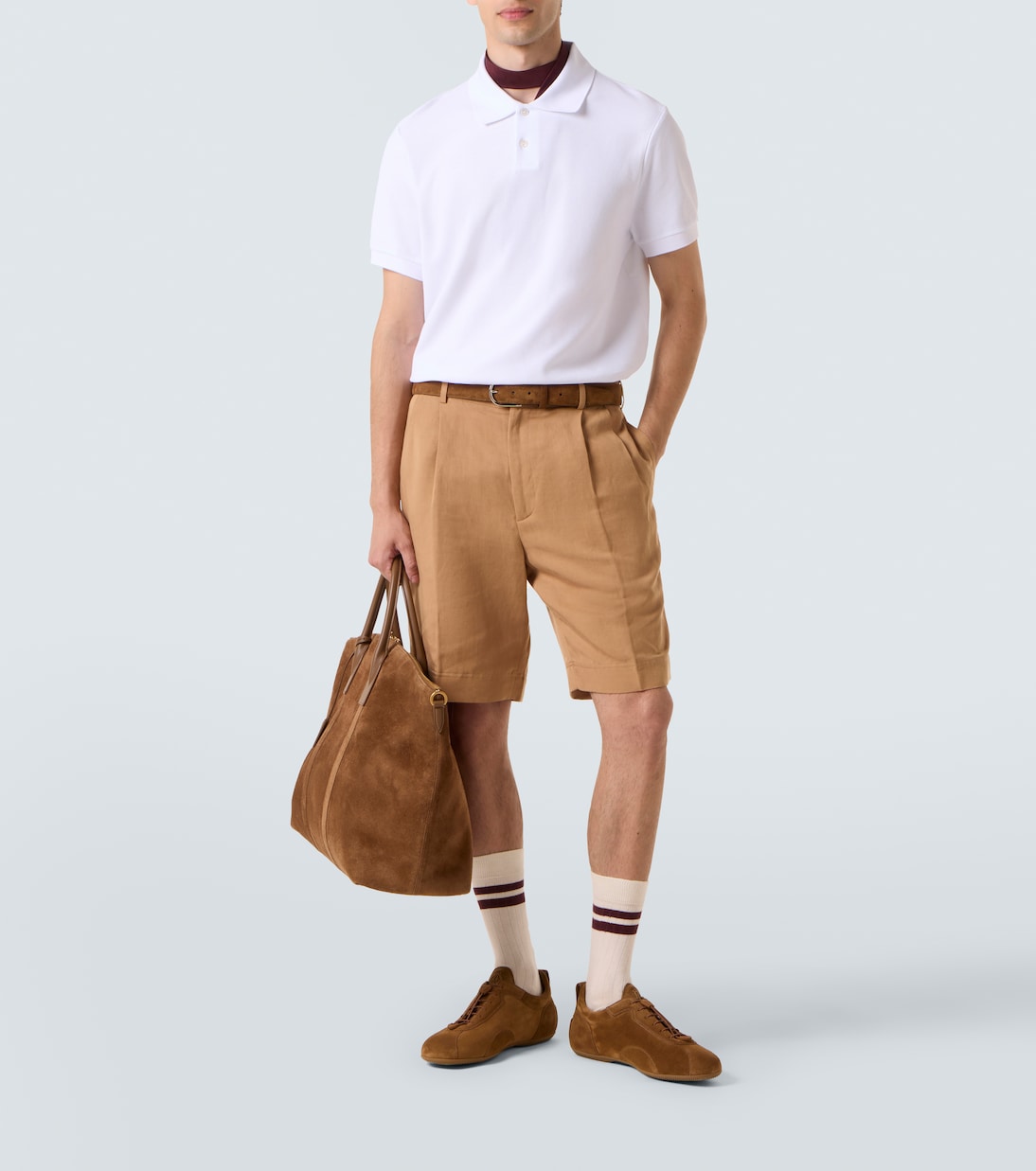 Besticktes Polohemd aus Baumwoll-Piqué | Dunhill