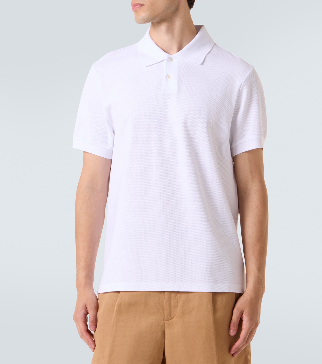 Besticktes Polohemd aus Baumwoll-Piqué | Dunhill