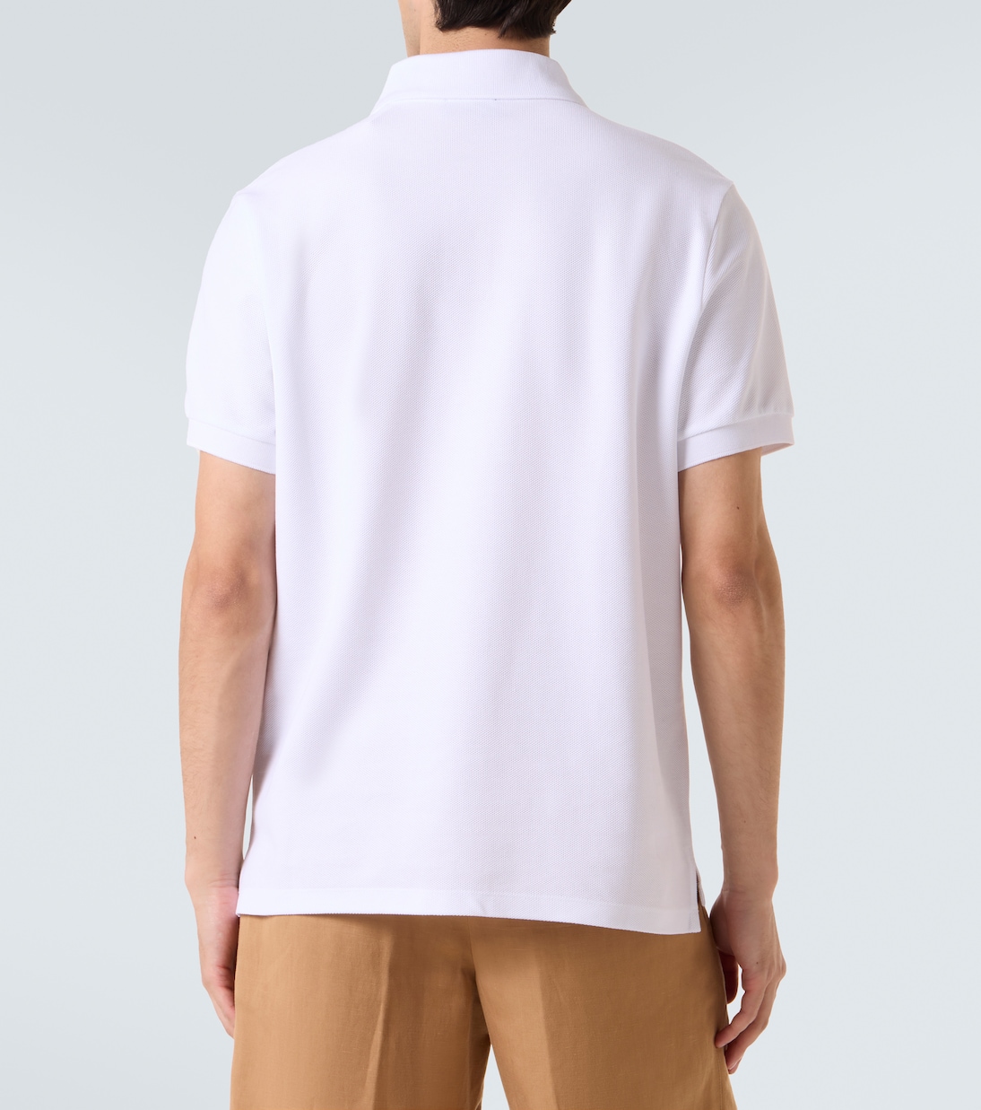 Besticktes Polohemd aus Baumwoll-Piqué | Dunhill