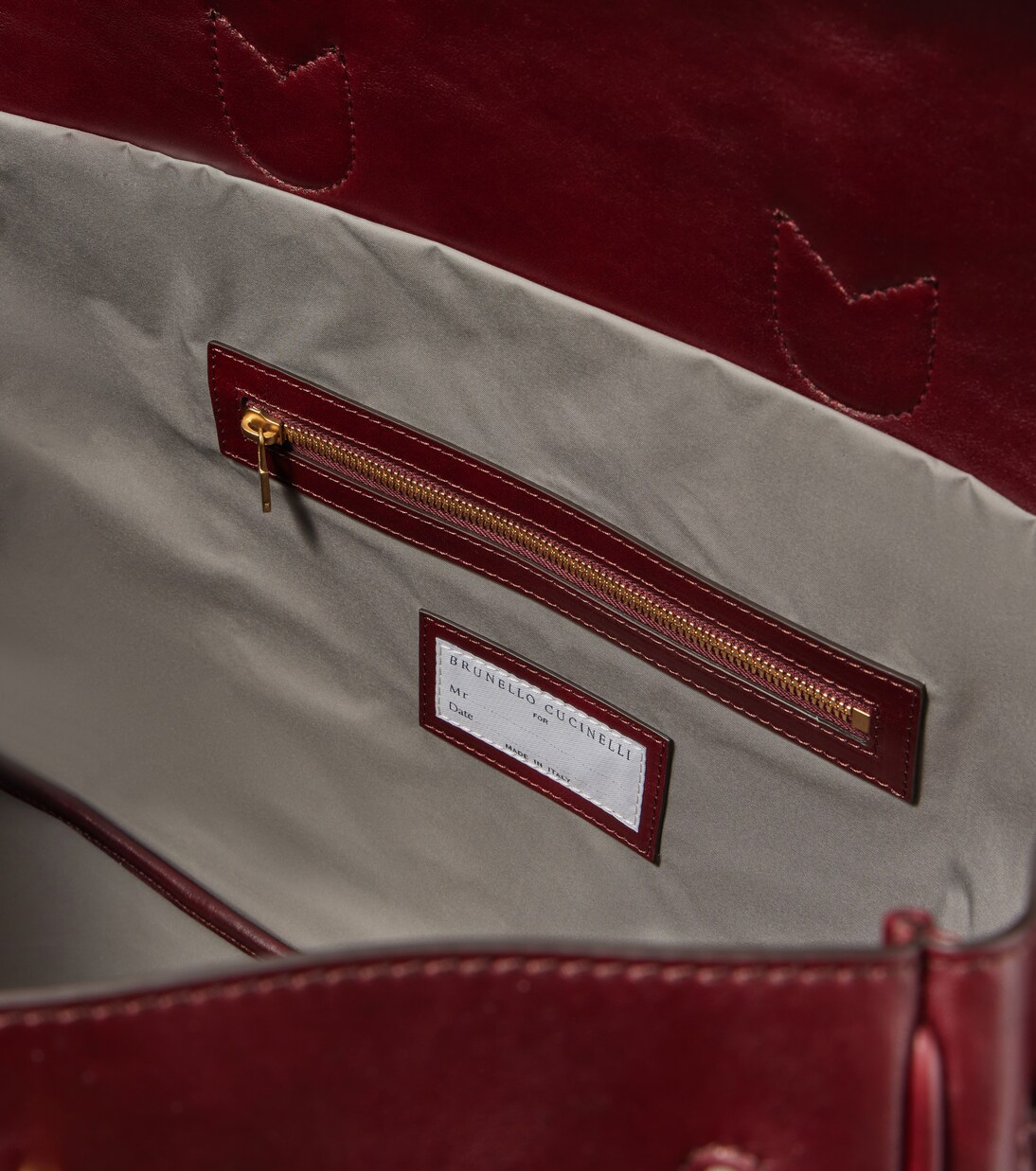 Leather duffel bag | Brunello Cucinelli