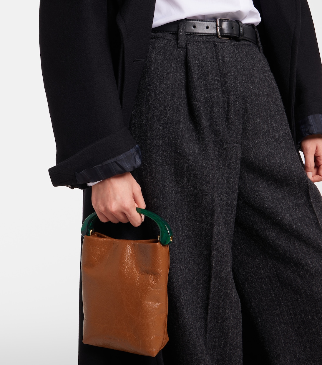 Micro leather tote bag | Dries Van Noten