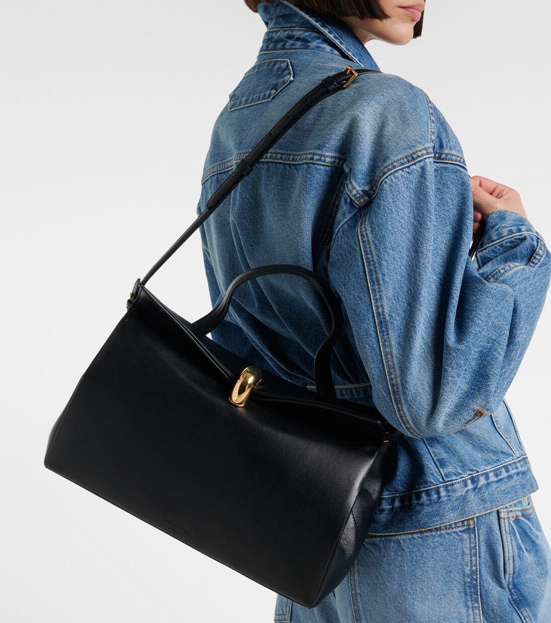 Valerie Small leather top-handle bag | Jacquemus