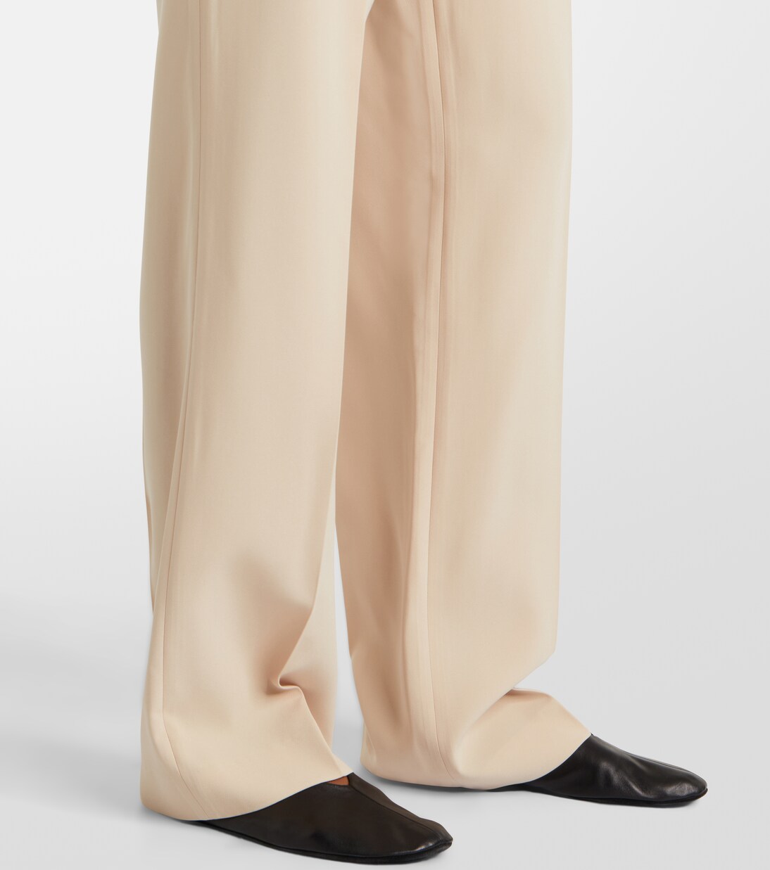 Soli high-rise straight pants | Aya Muse