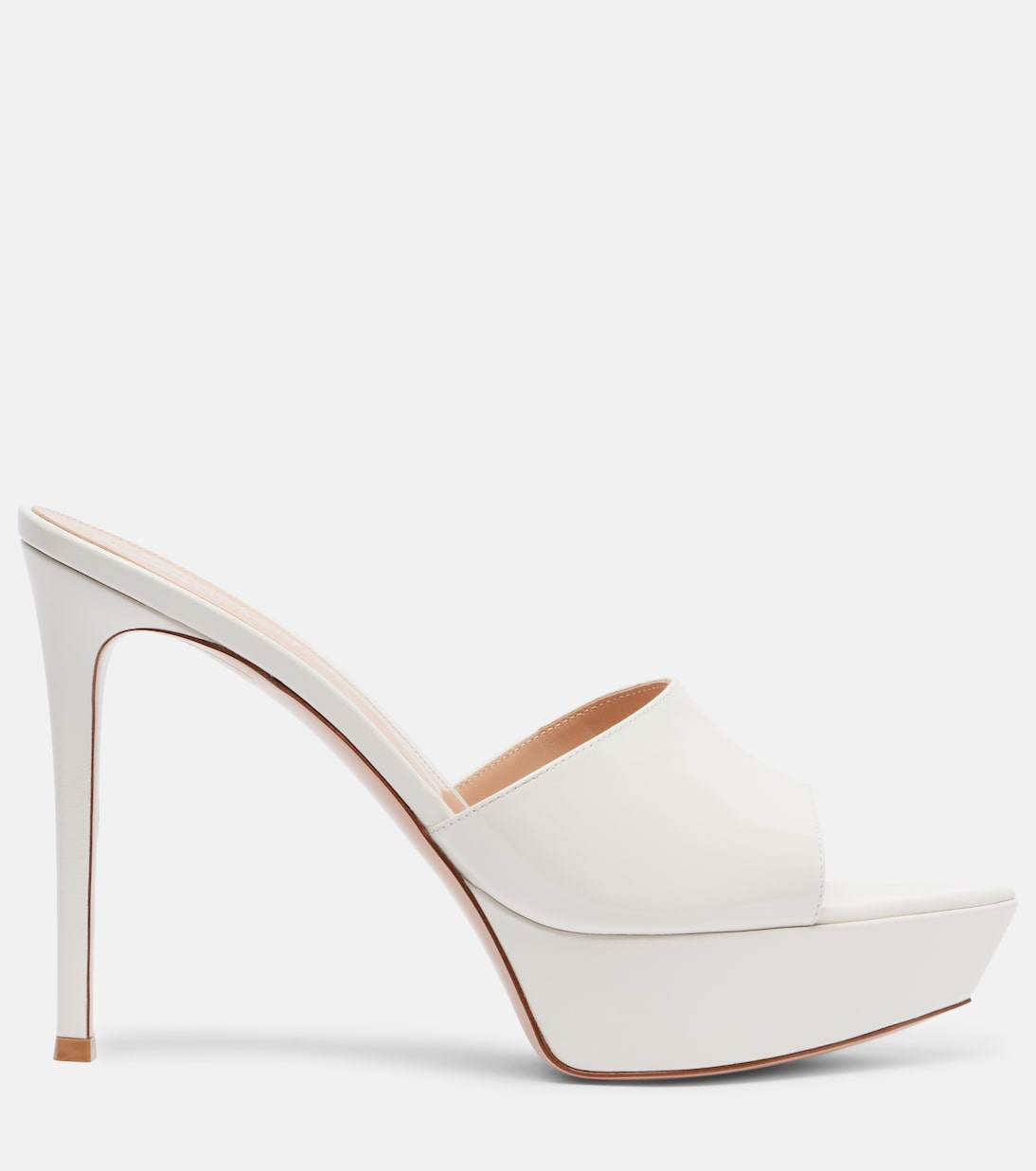 Dasha 85 페이턴트 레더 플랫폼 뮬 | Gianvito Rossi