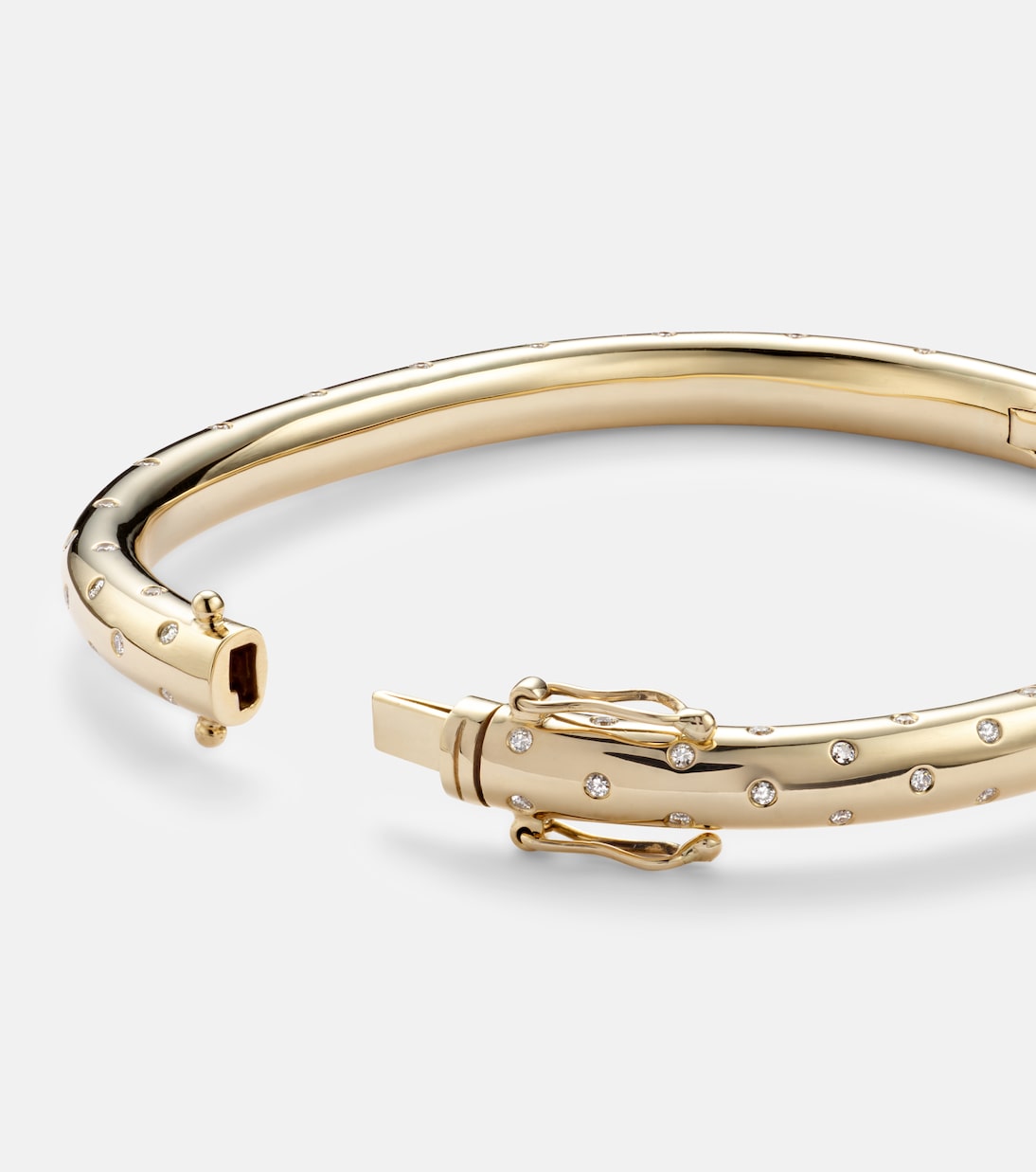 Cosmo Orion 18kt gold bangle with diamonds  | Anita Ko
