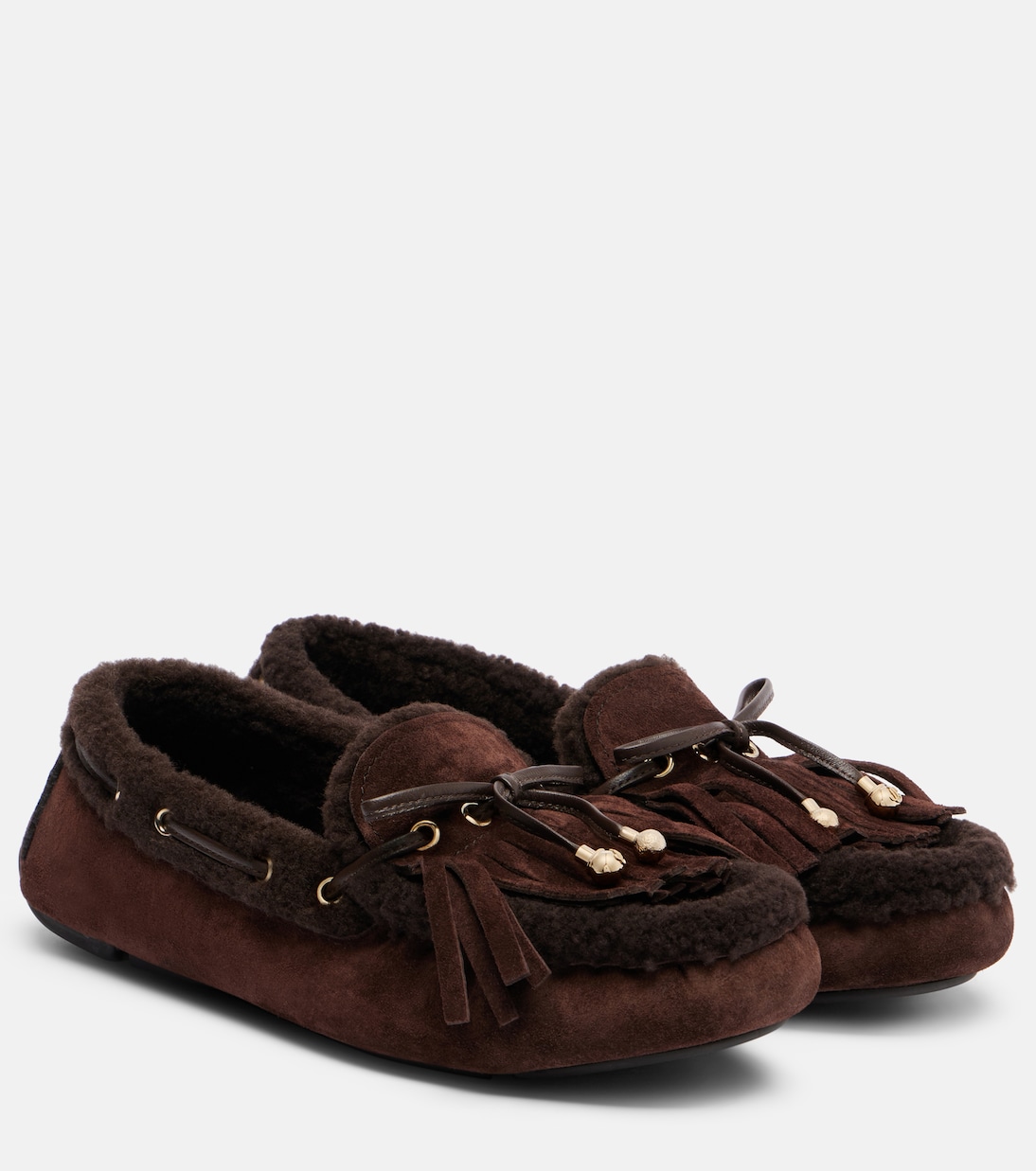 Segelschuhe Manon mit Shearling | Jimmy Choo