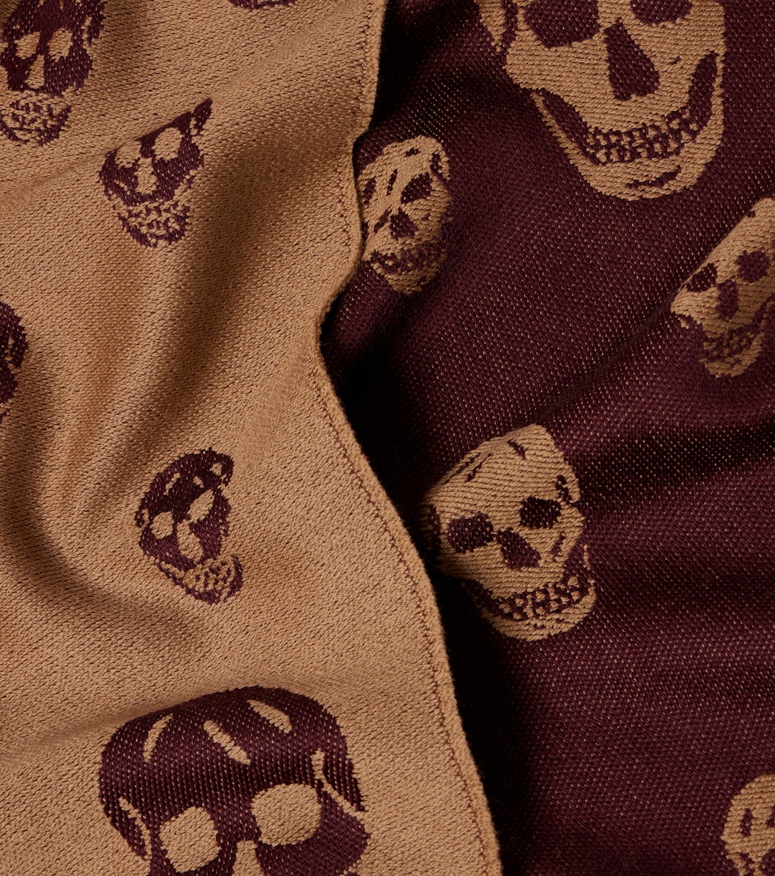 Schal Skull aus Woll-Jacquard | McQueen