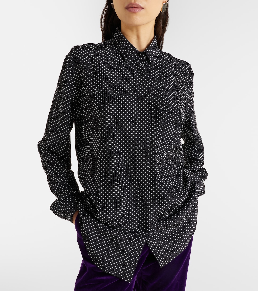 Polka-dot silk shirt | Tom Ford