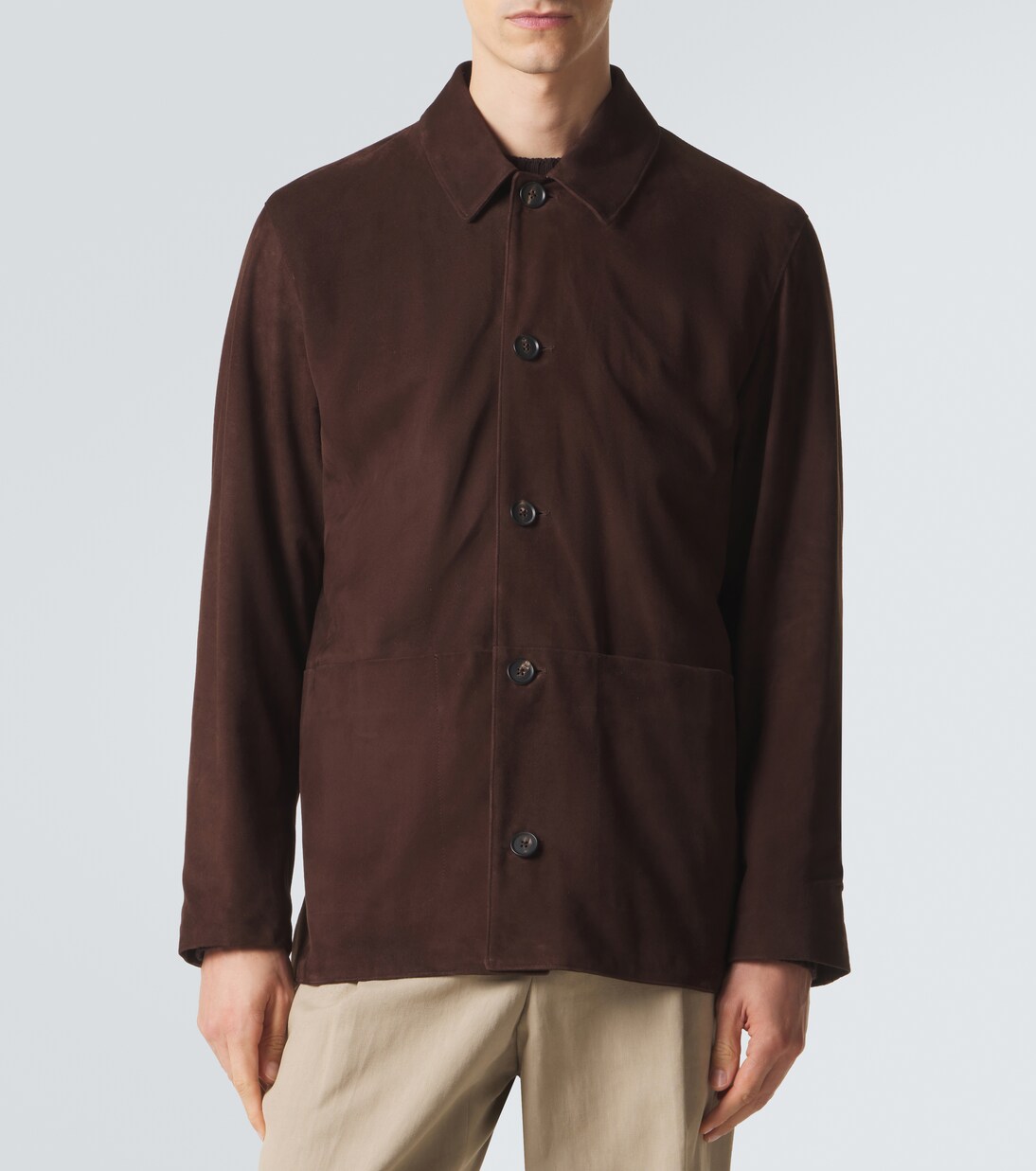 Suede blouson jacket | Saman Amel