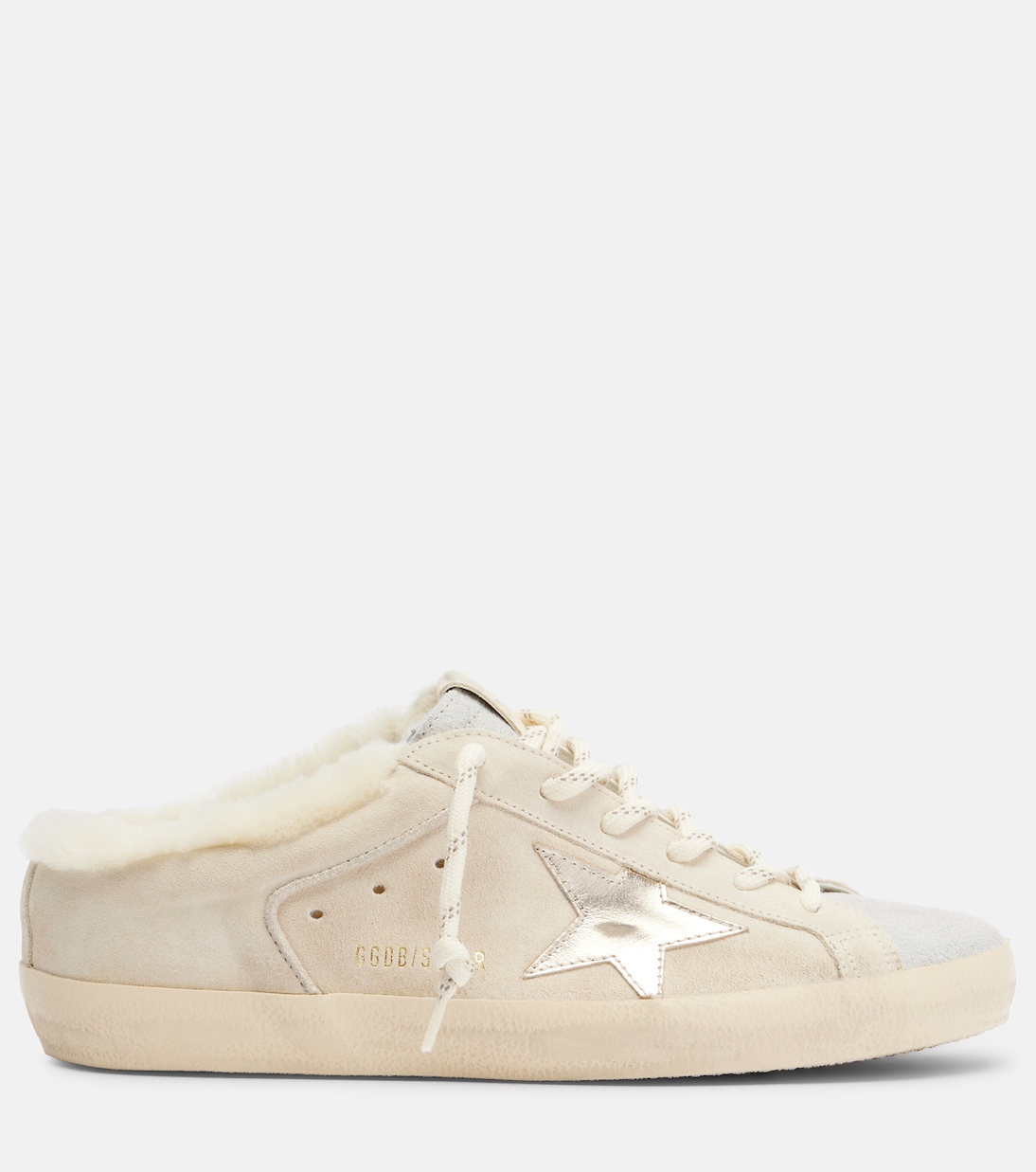 Sneakers Super-Star aus Veloursleder und Shearling | Golden Goose