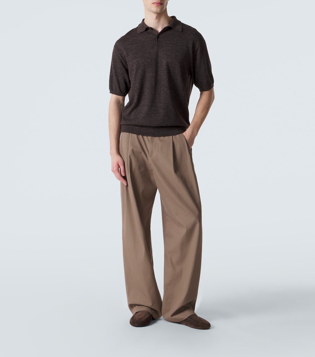 Slip-Ons New Lucca aus Veloursleder | The Row