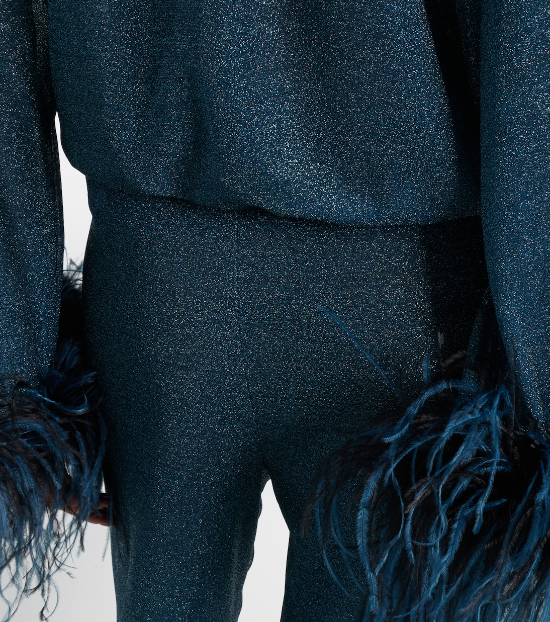 Lumière Plumage wide-leg pants | Oséree