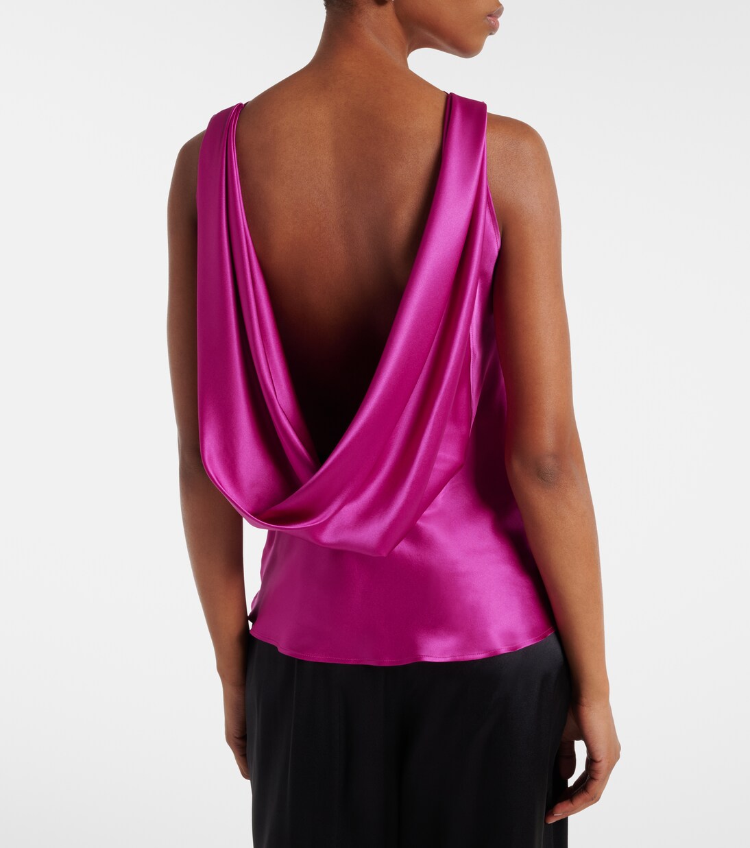 Top en satin de soie mélangée | Nina Ricci