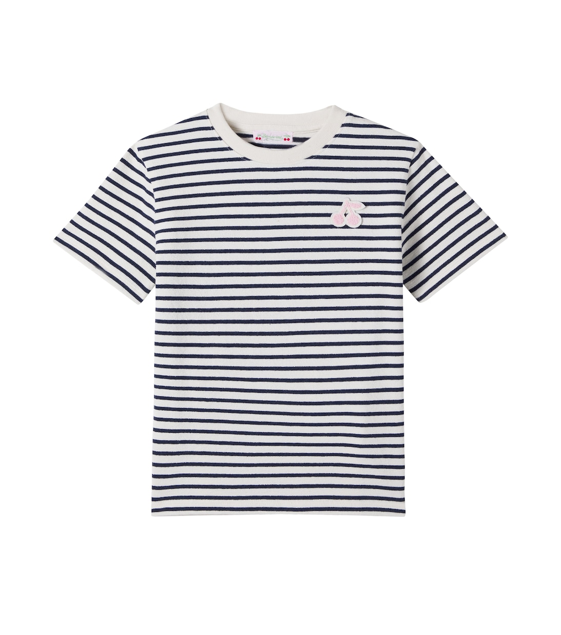 Lilas striped cotton jersey T-shirt | Bonpoint
