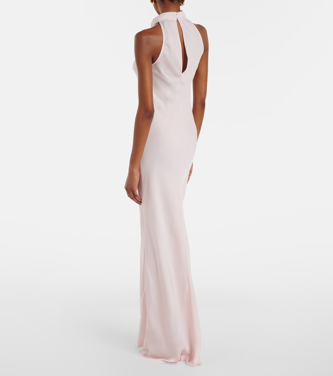 Robe longue en satin | Rotate