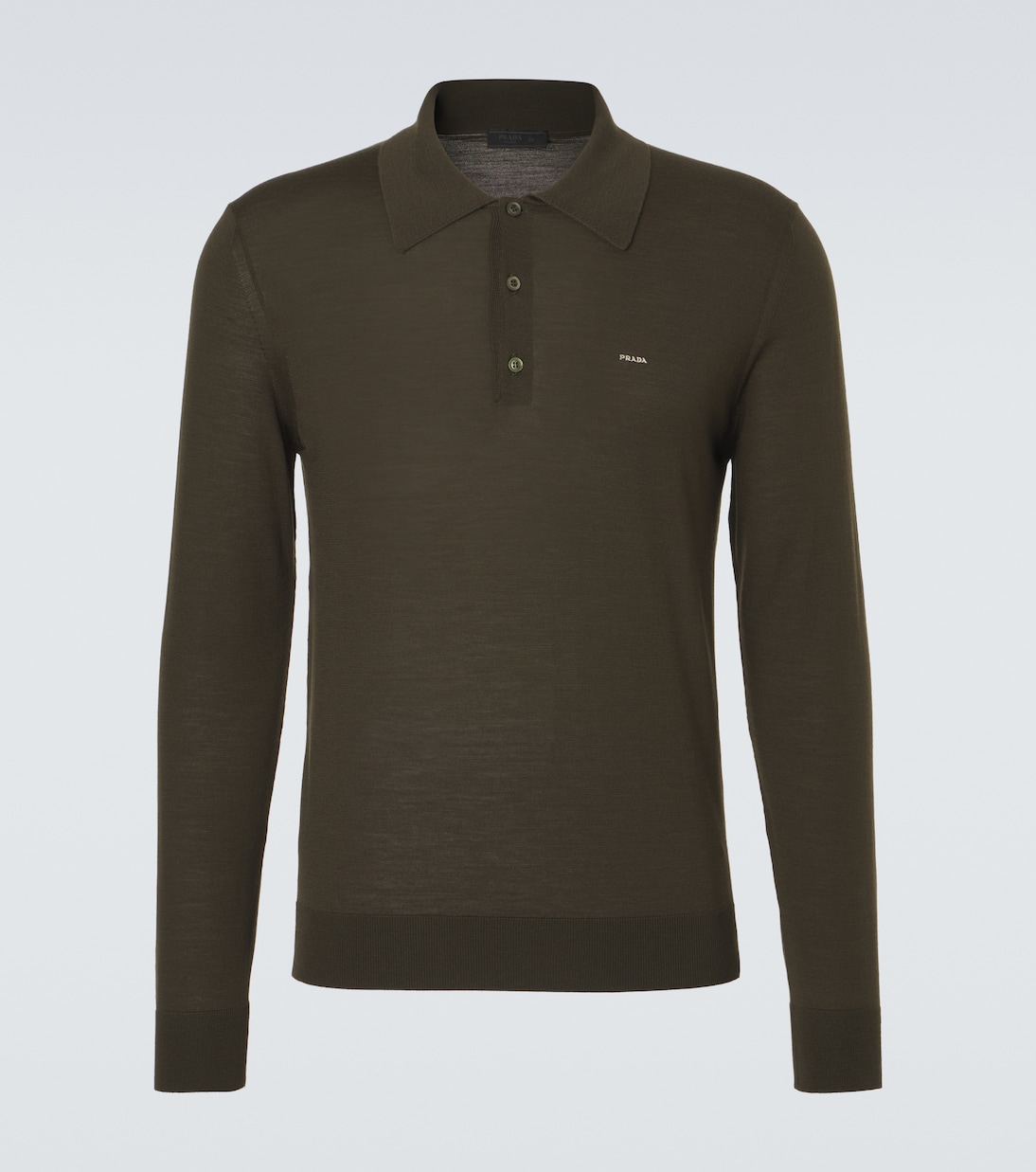 Virgin wool polo sweater | Prada