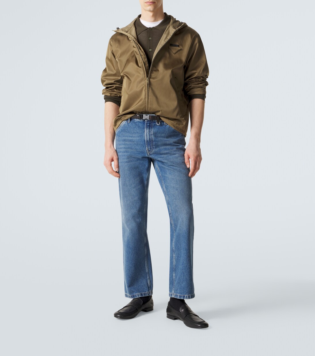 Virgin wool polo sweater | Prada