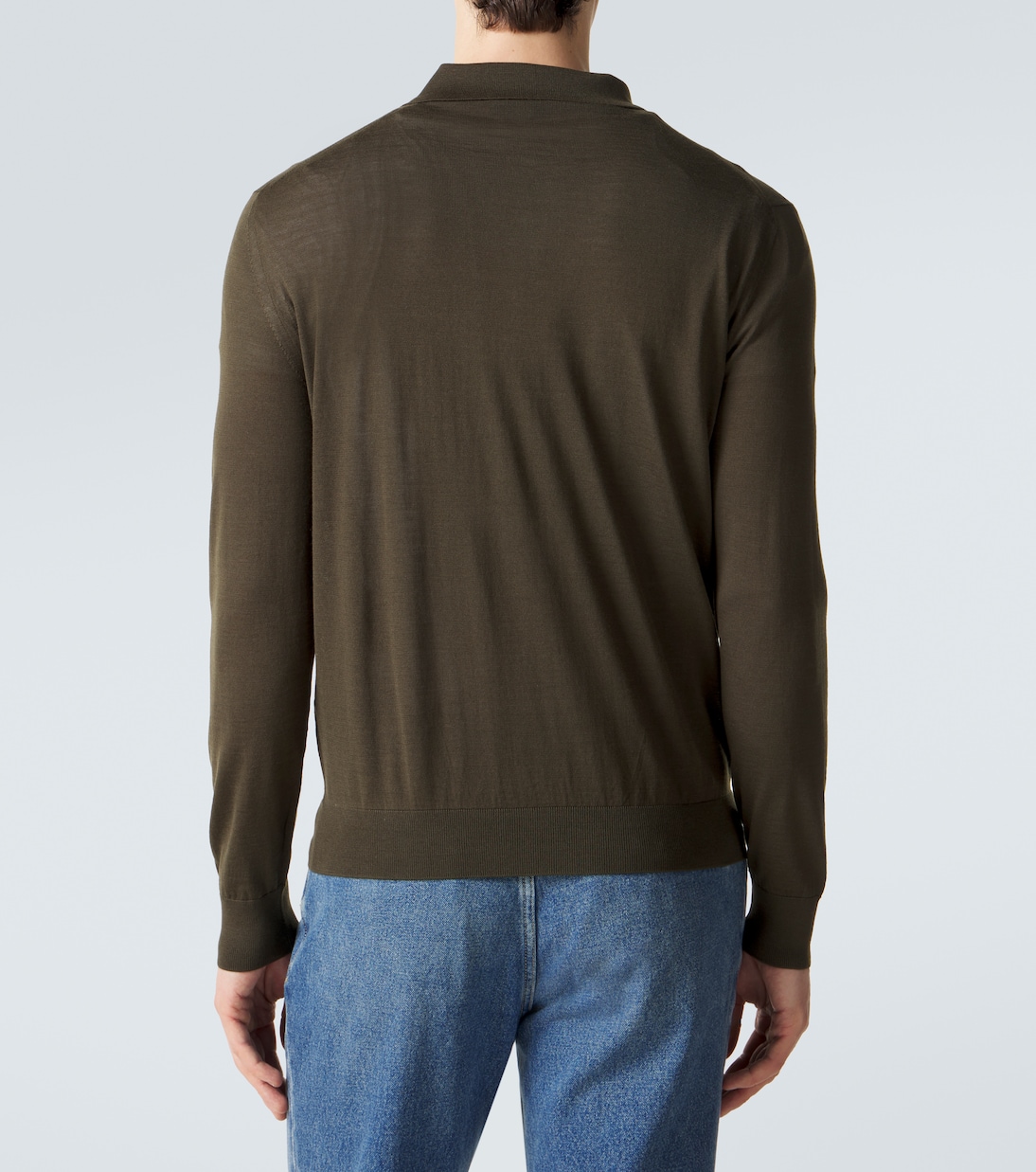 Virgin wool polo sweater | Prada