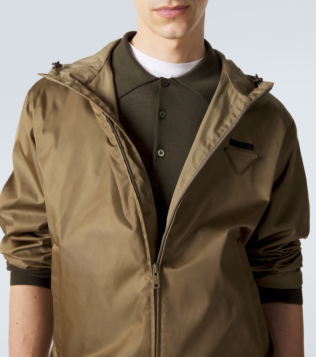 Virgin wool polo sweater | Prada