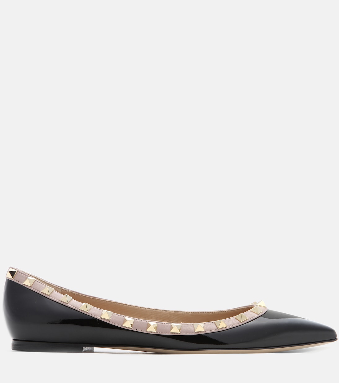 Ballerinas Rockstud aus Lackleder | Valentino Garavani