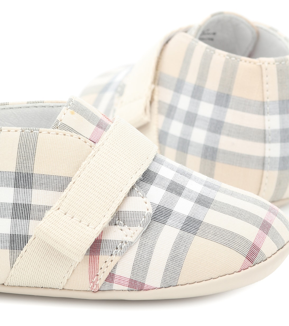 Checked booties | Burberry Kids