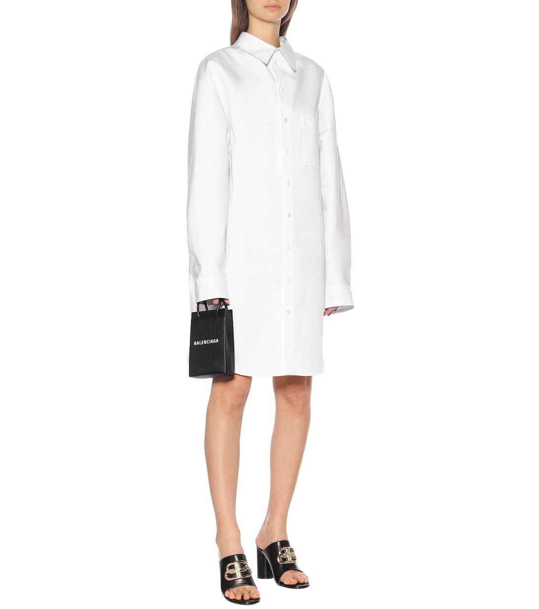 Cotton-poplin dress | Balenciaga