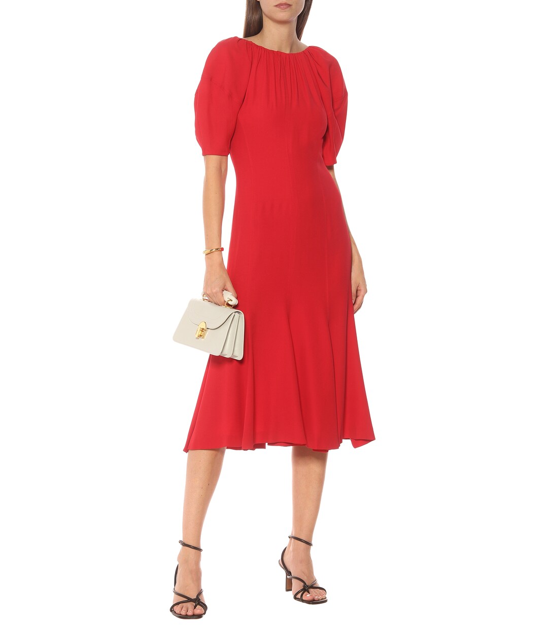 Vestido midi de crepé | Marni