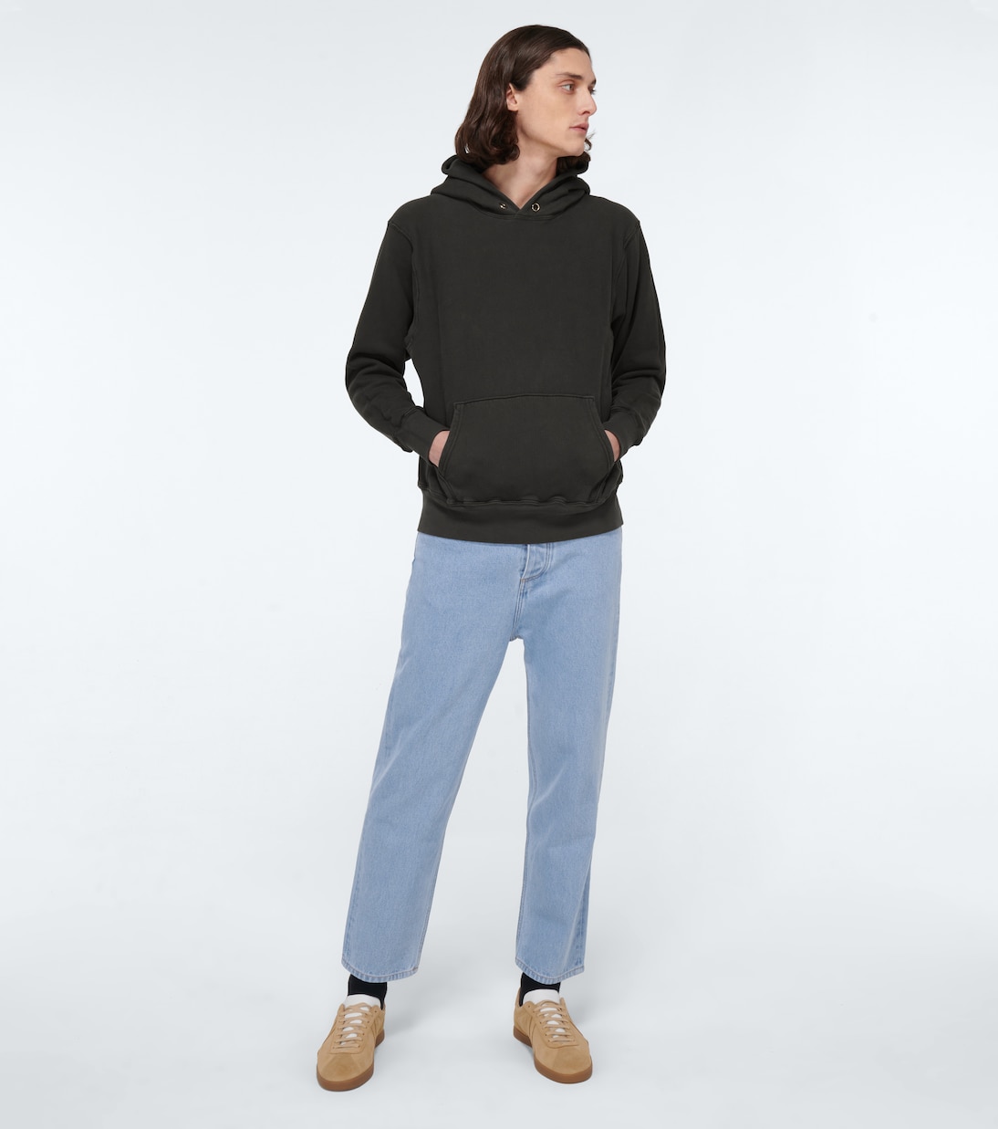 Felpa con cappuccio in cotone | Les Tien