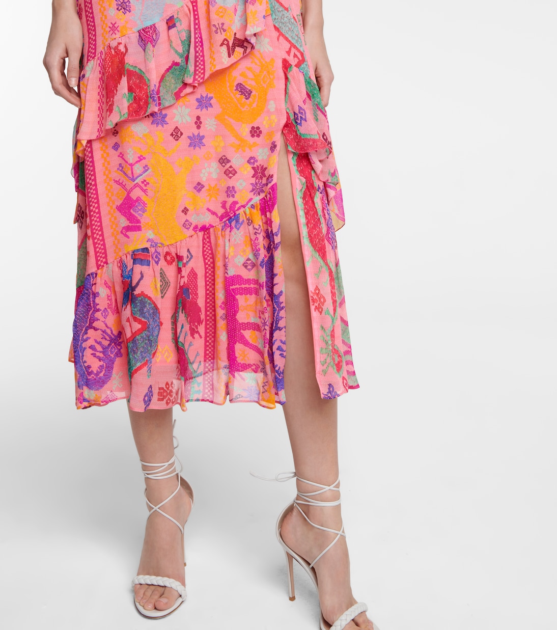 Robe midi imprimée en soie | Etro
