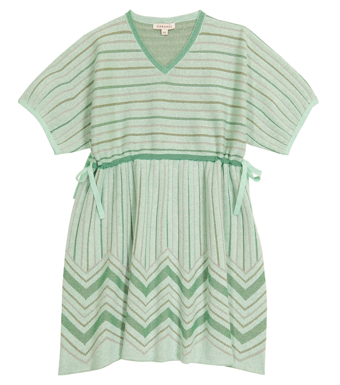 Vestido Jellyfish en rayas zigzag | Caramel
