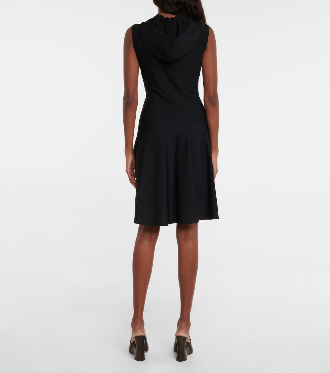 Miniabito in maglia con cappuccio | Alaïa