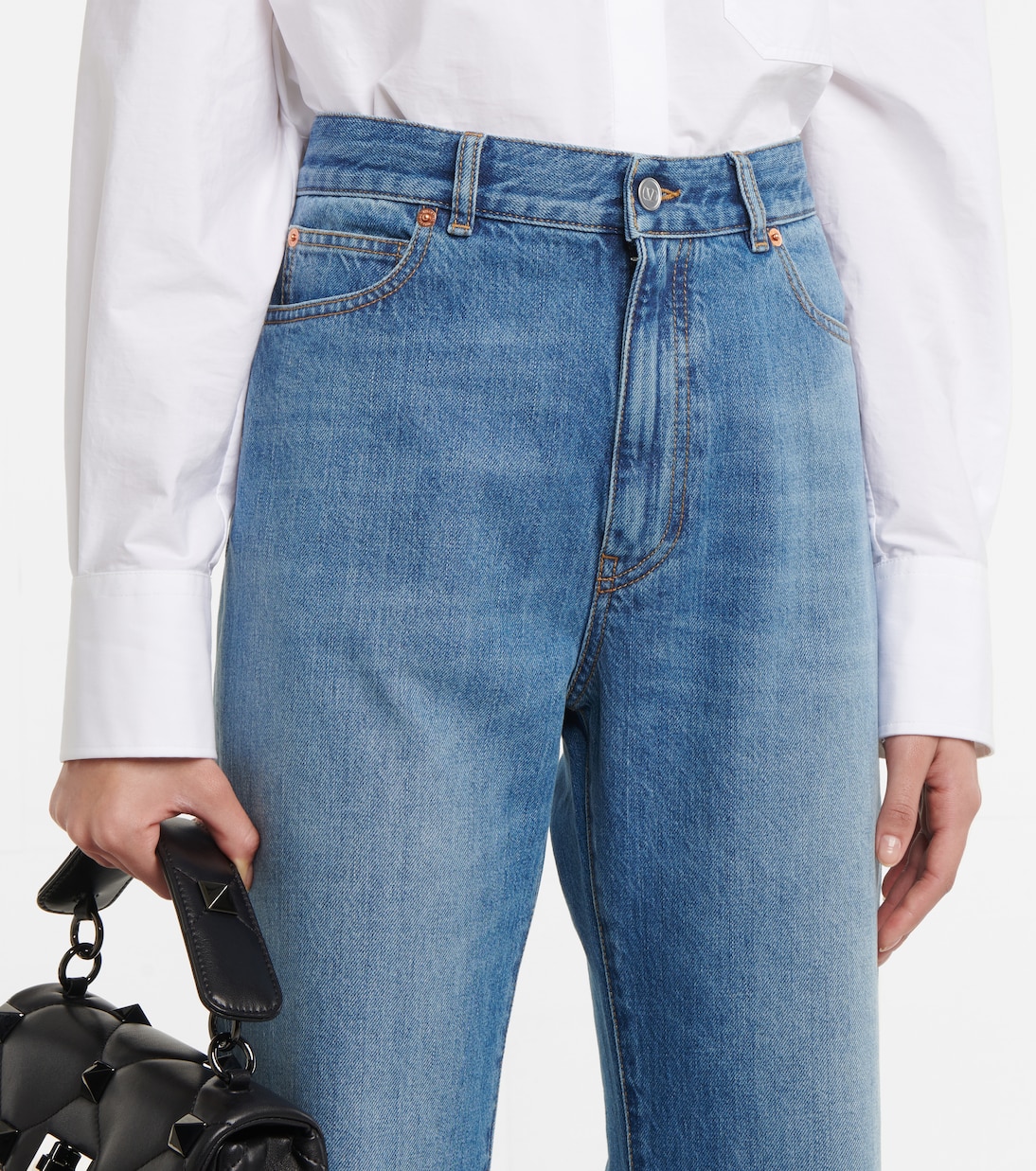 Jeans regular a vita alta | Valentino