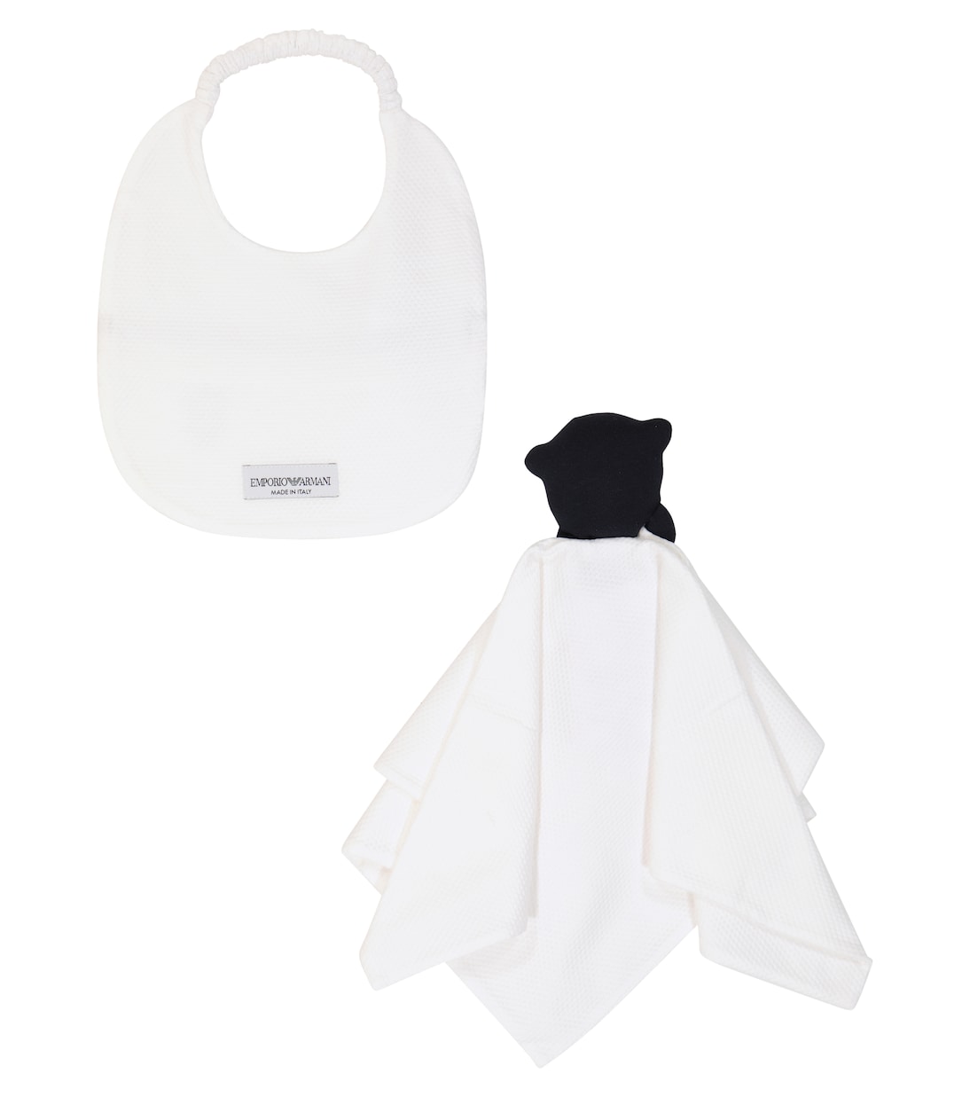 Baby Set aus Lätzchen und Tuch mit Kuscheltier | Emporio Armani Kids