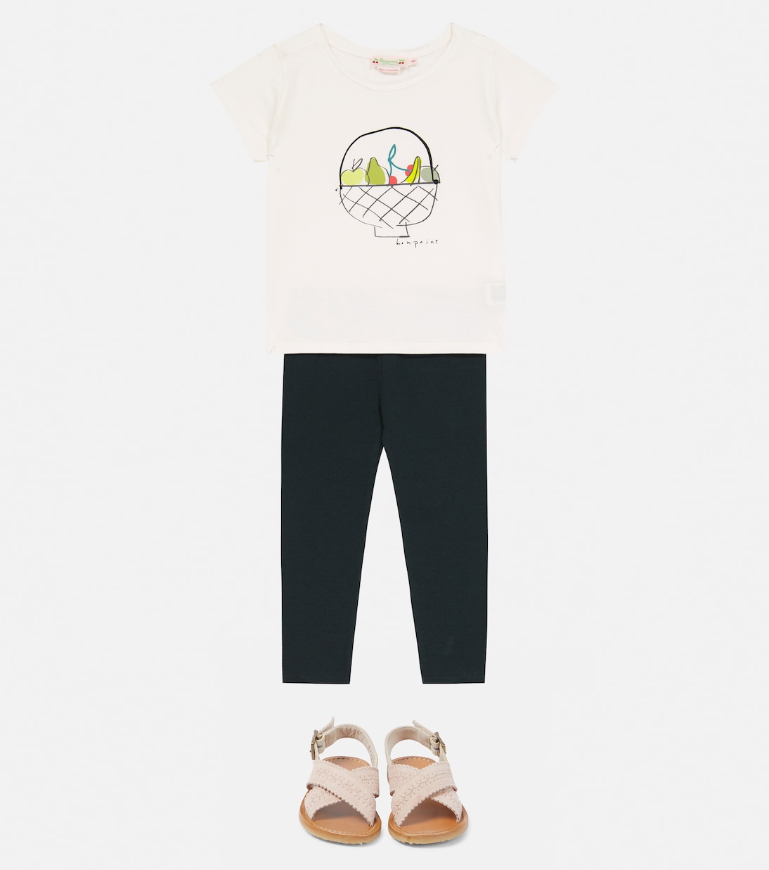 T-shirt in cotone con stampa | Bonpoint