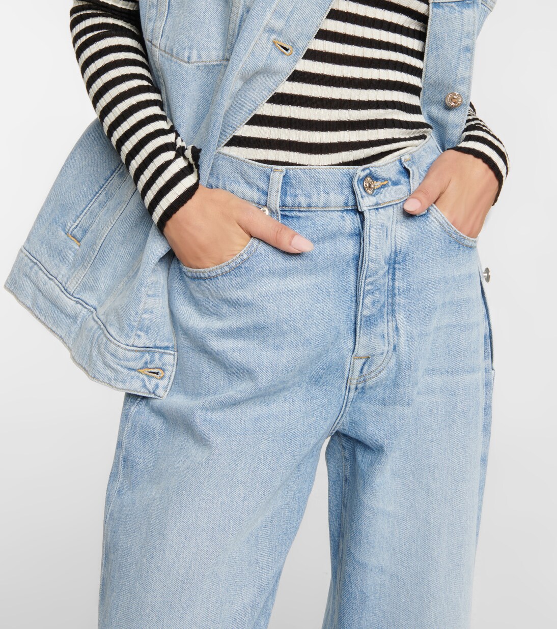 Jeans rectos Dylan de tiro alto | 7 For All Mankind