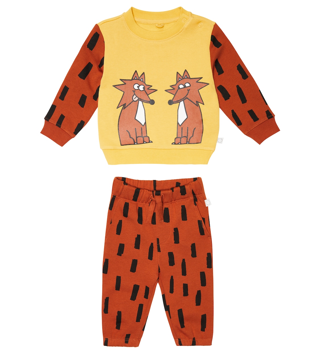 Bébé – Ensemble sweat-shirt et pantalon de survêtement en coton | Stella McCartney Kids