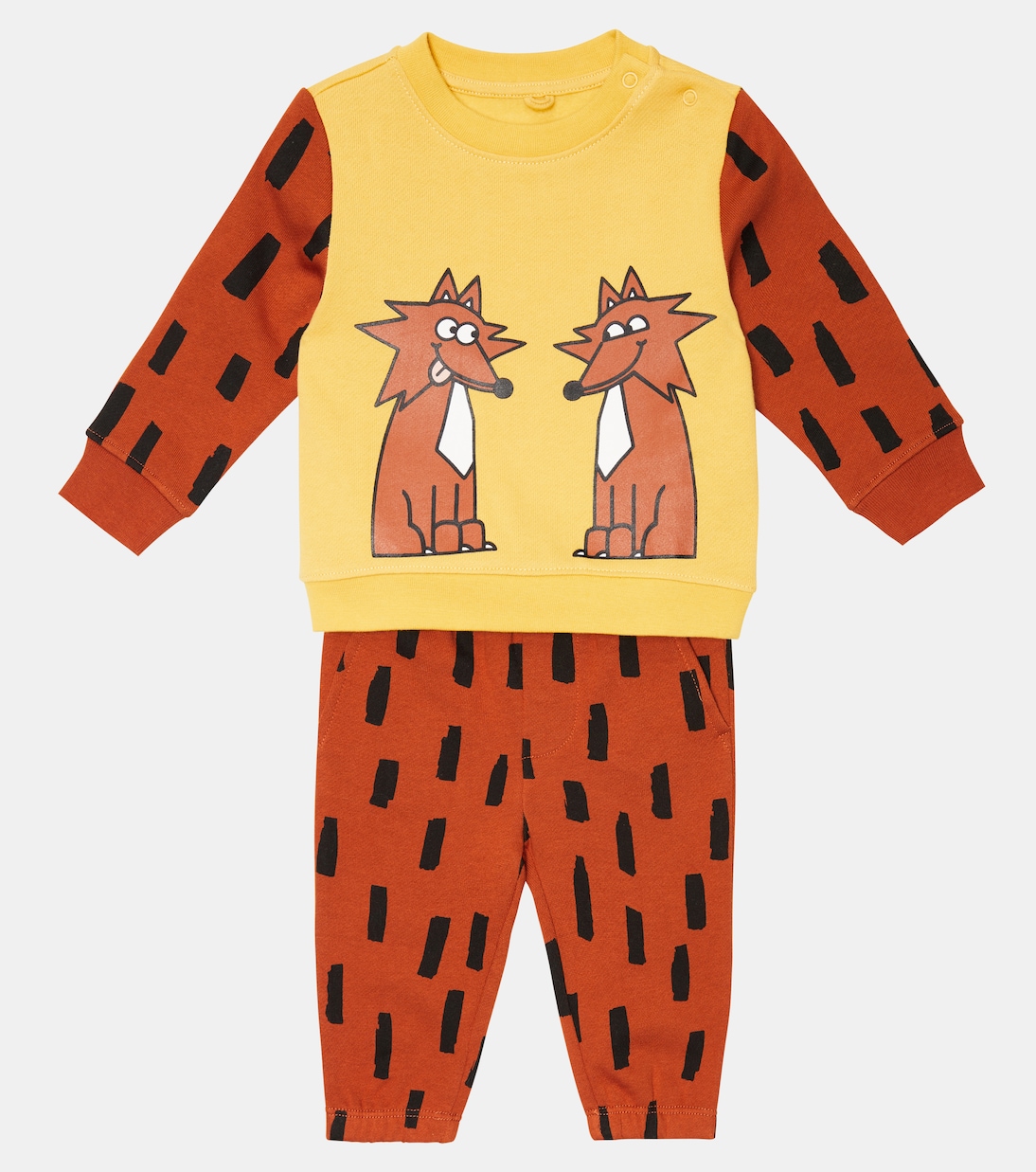 Bébé – Ensemble sweat-shirt et pantalon de survêtement en coton | Stella McCartney Kids