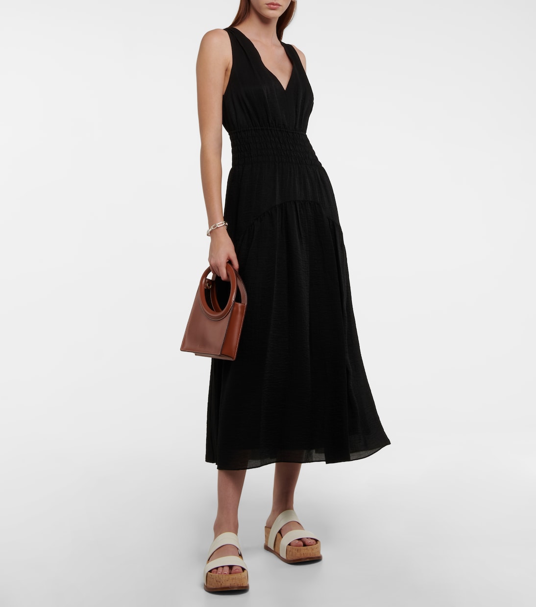 Gesmoktes Maxikleid | Vince