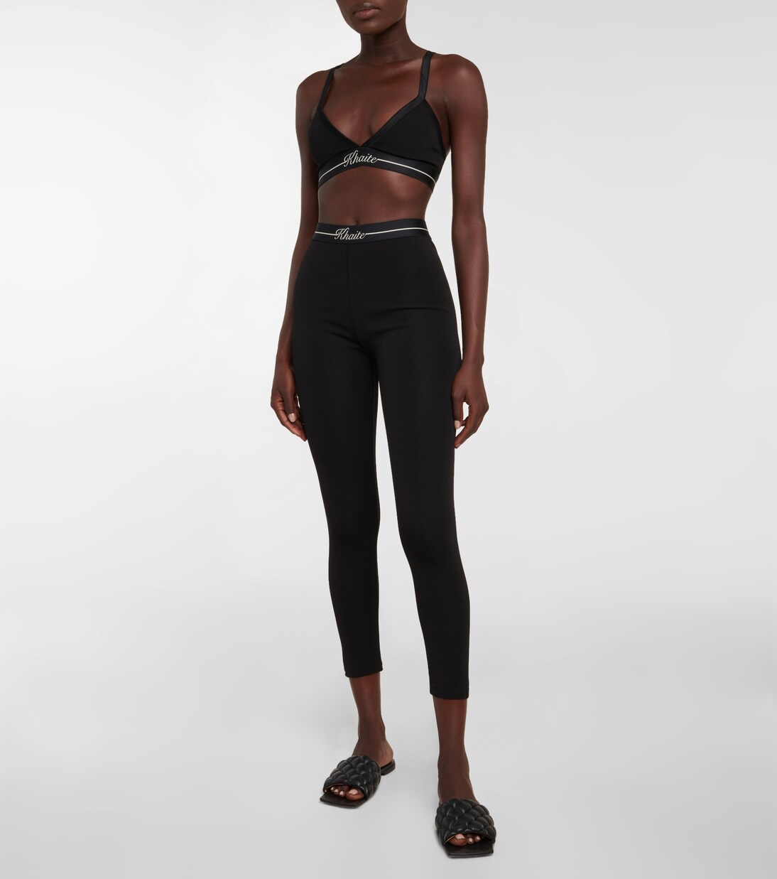 Bralette Marcy in jersey con logo | Khaite