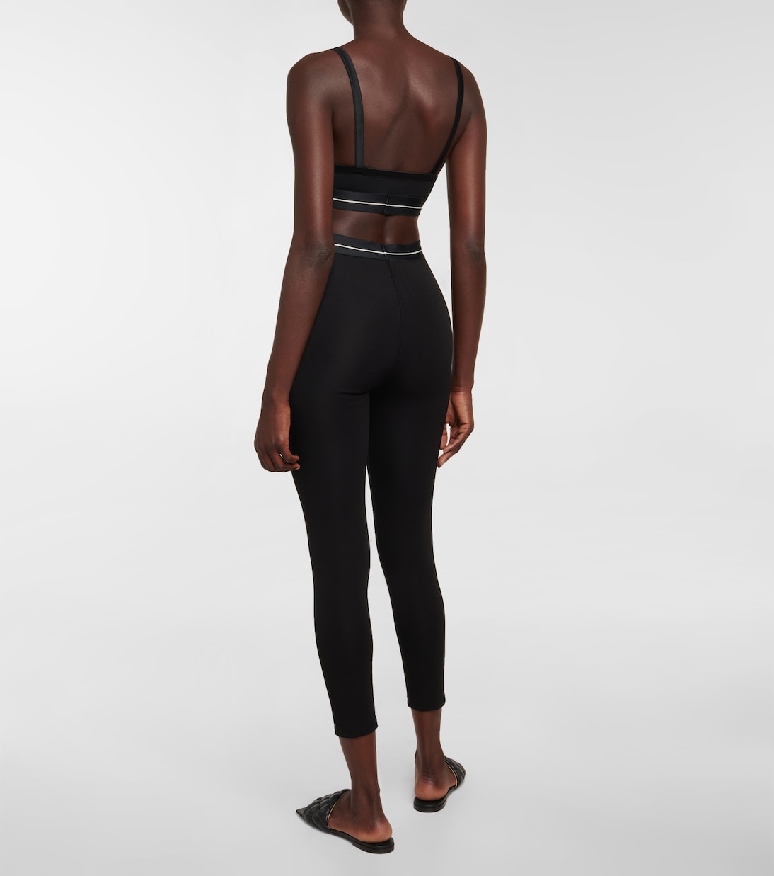 Bralette Marcy in jersey con logo | Khaite