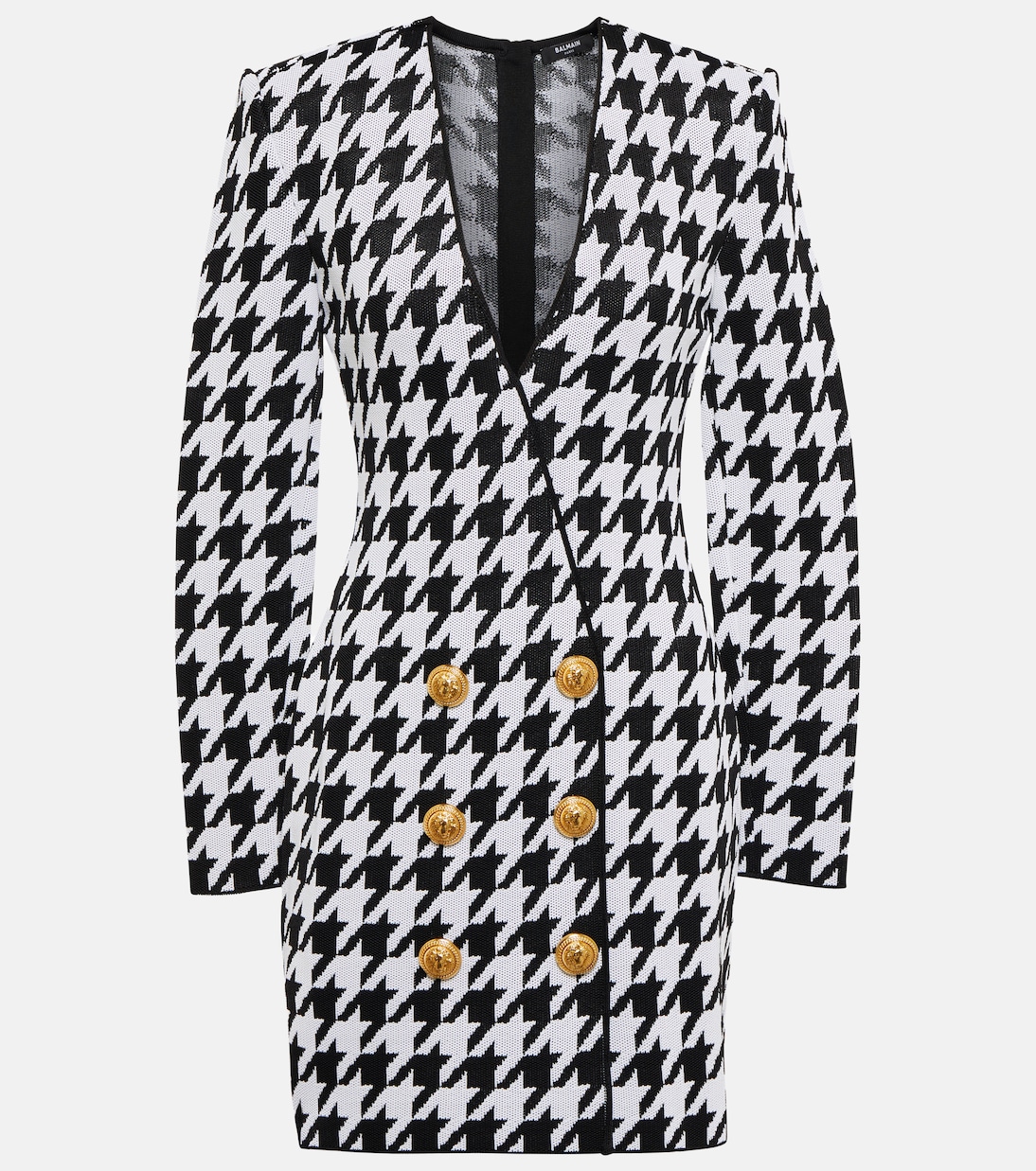 Miniabito in jacquard pied-de-poule | Balmain