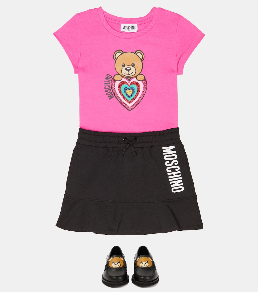 Mocassins en cuir | Moschino Kids