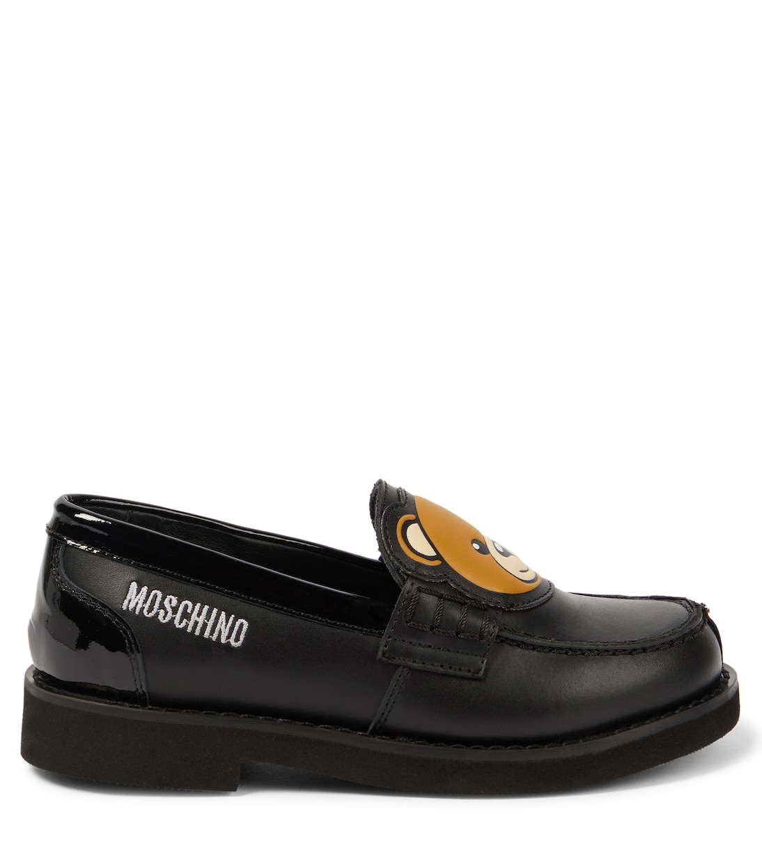 Mocassins en cuir | Moschino Kids