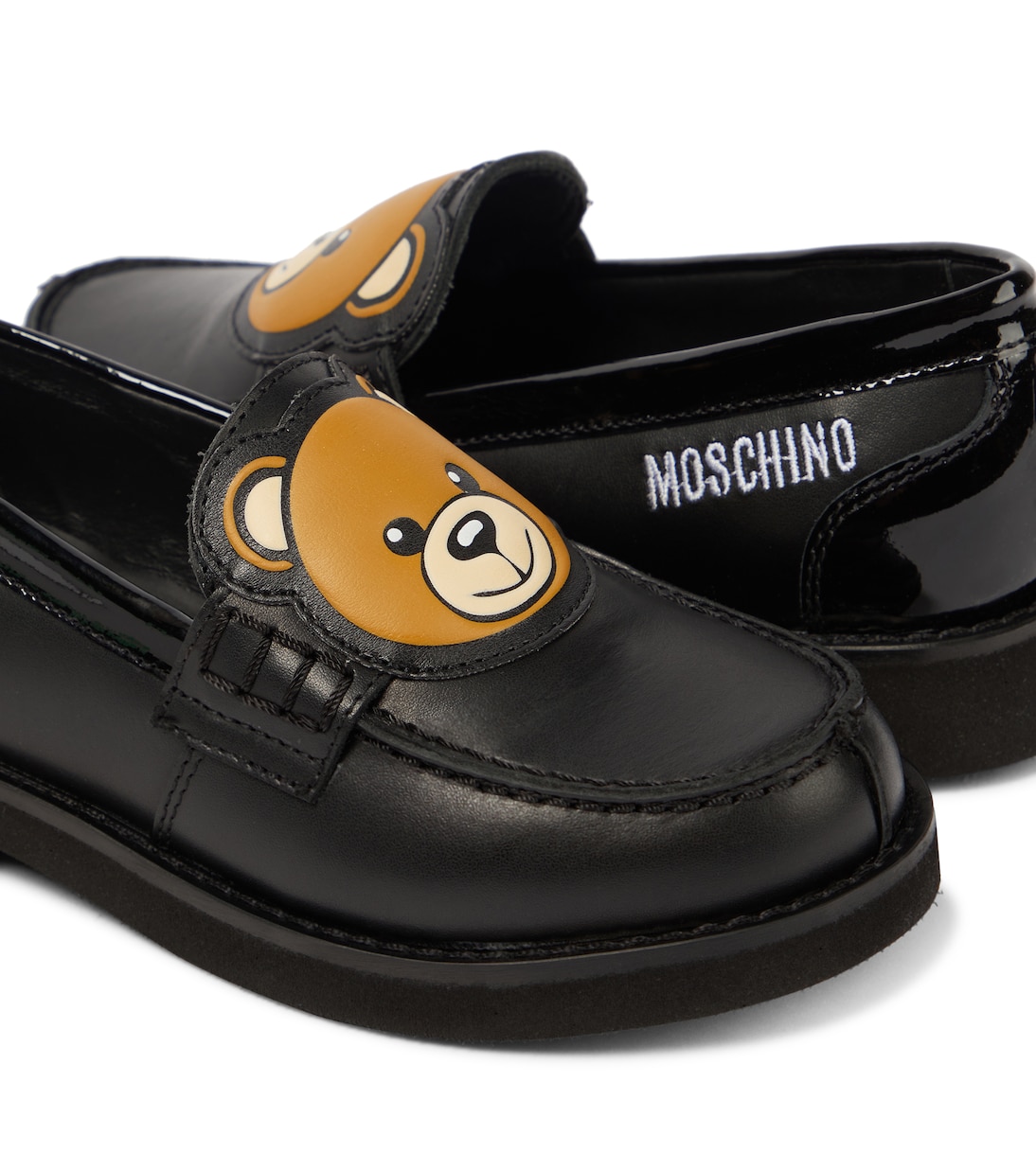 Mocassins en cuir | Moschino Kids