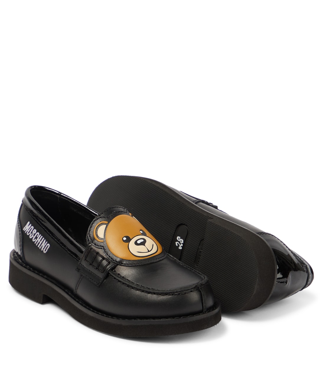 Mocassins en cuir | Moschino Kids