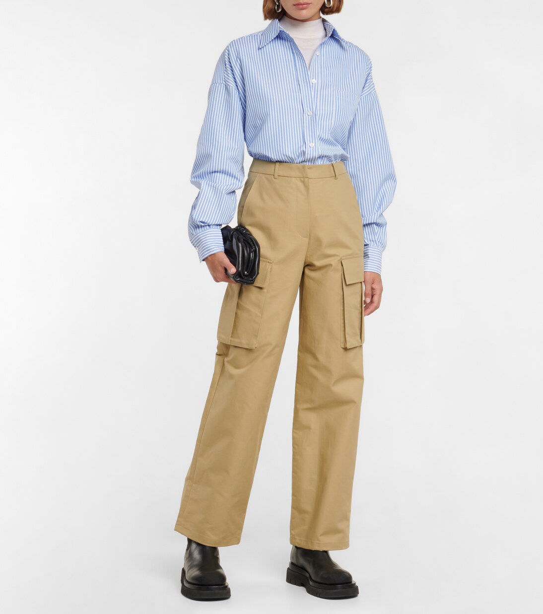 Gia high-rise cargo pants | The Frankie Shop