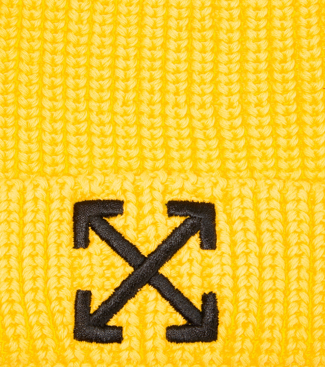 Logo cotton beanie | Off-White Kids